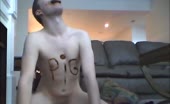 Incredible long turd from tight shaved butthole