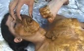 Beautiful Bulgarian teen pooping