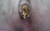 Mature wife shitting for her husband