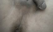 Playing with her poop