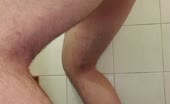 Dark haired British babe shitting outdoor