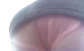 Filled pink panties with shit