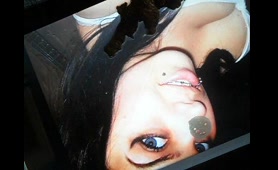 Brunette Smears Shit on Her Face in Bed