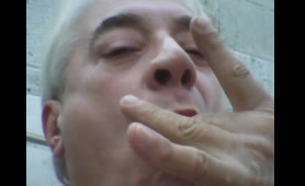 Chubby Man Shows His Asshole and Penis Outdoors