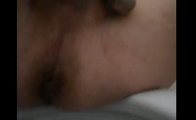 Nude Man Pisses Over Floor While Shitting