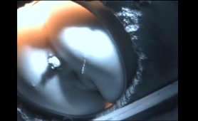 Curvy Babe Squeezes Her Pussy and Ass While Pissing