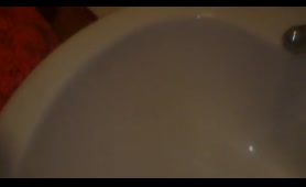 Slut Takes a Dirty Poop in the Bathroom