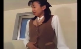 Asian Babe Poops on the Street