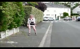 Woman Poops on the Street