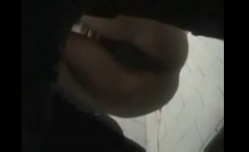 Lady Poops on Hidden Cam
