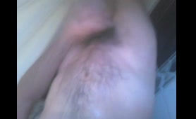 Gay Guy Pees on His Tummy