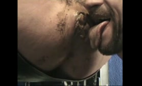 Gay Man Dumps Big Bricks of Poop and Licks Ass
