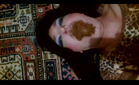 Scat Queen Shits on Her Face