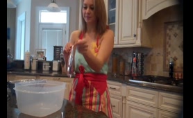 Woman Cooks with Her Own Shit