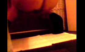 Woman Poops in Toilet