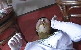 Babe Gets Shit Dumped on Her Face