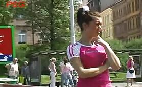 Babe Drops a Nasty Piss Load