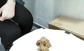 Blonde Babe Craps Something Nasty