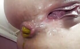 Babe Gets a Face Full of Shit