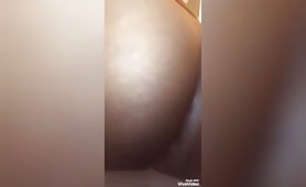 Slut Bends Over to Drop a Nasty Poop