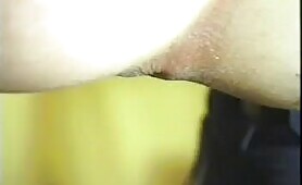 Filthy bathroom scat scene