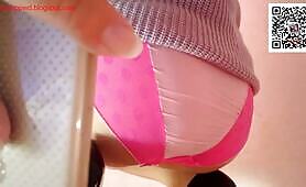 Nasty toilet fetish scene