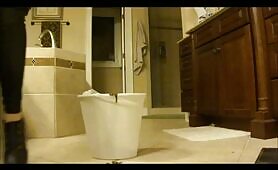 Dark Shit Splatters on Floor