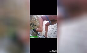 Hottie Craps on the Pavement