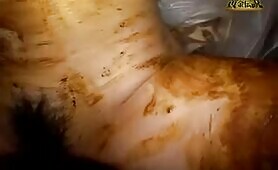 Hottie Gets Dumped On With Crap